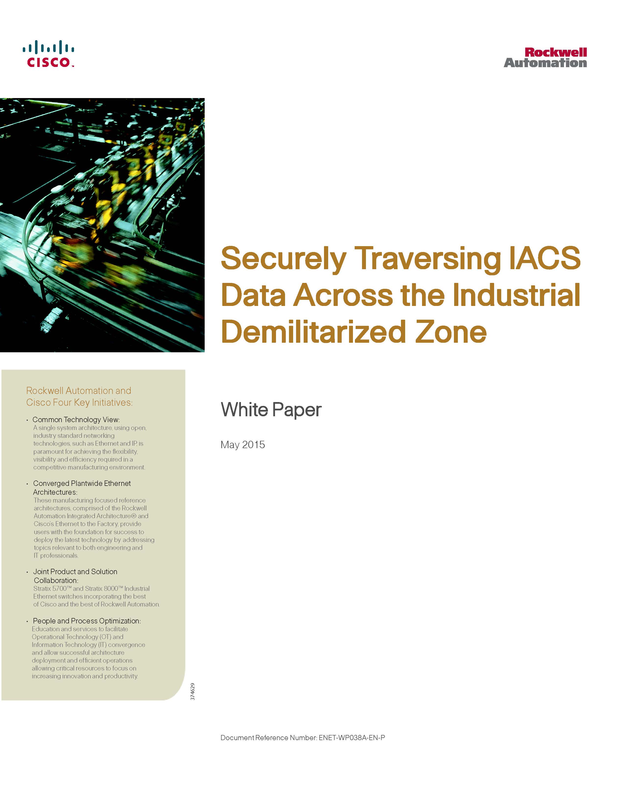 White Paper From Cisco And Rockwell Automation Helps Securely Share ...